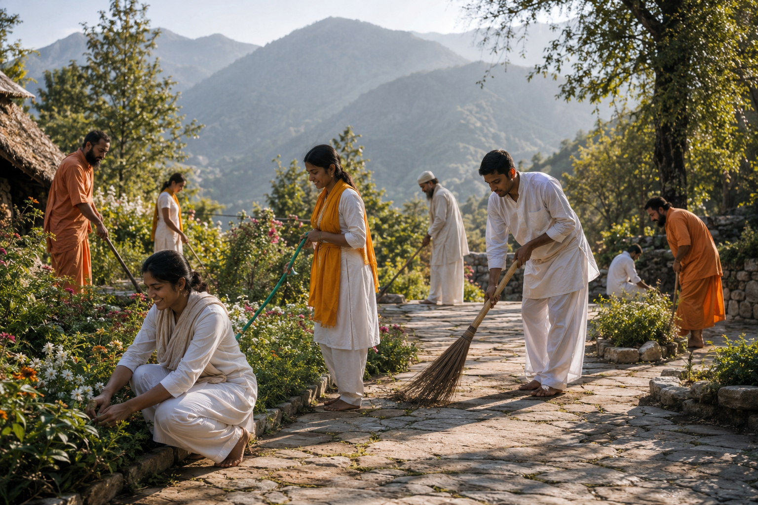 seva and cleaning